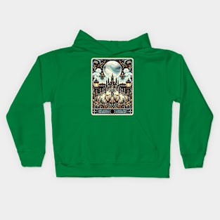 Jackson Square by Night Kids Hoodie